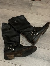 Frye black Leather western