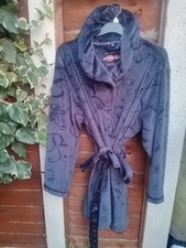 Ted Baker Luxurious  Soft  Blue Dressing Gown Size 16/18