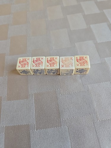 Vintage elk brand dice - vintage, 5/8