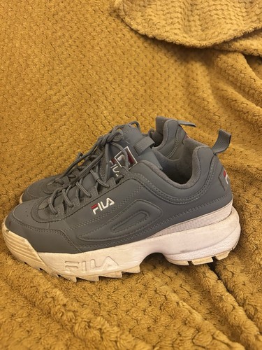 Grey fila trainers - fila,