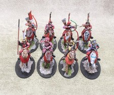 28mm SAMURAI CAVALRY x8 Well Painted Fireforge Games 33742