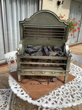 Vintage coal-effect electric fire