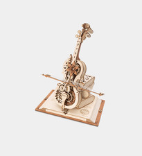 ROKR Magic Cello Mechanical Music Box 3D Wooden Puzzle AMK63