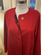 AVOCA  Pure New Wool Red Coat