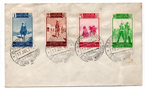 Spanish morocco 1937 - spanish,