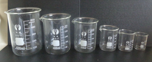 Tall form glass beakers - form,