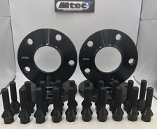 2x 12mm + 2x 15mm Black Alloy