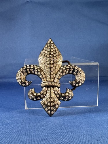 Silver metal belt buckle - silver,