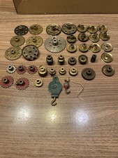 Meccano Vintage Gears Pinions Pulley Worms Brass