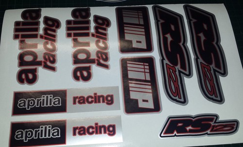Aprilia rs125 decals - rs125,