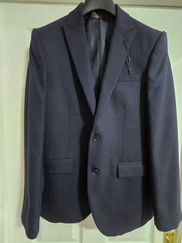 Mens size r navy - m&s, wool