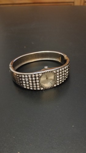Ladies diamante bangle watch - ladies,