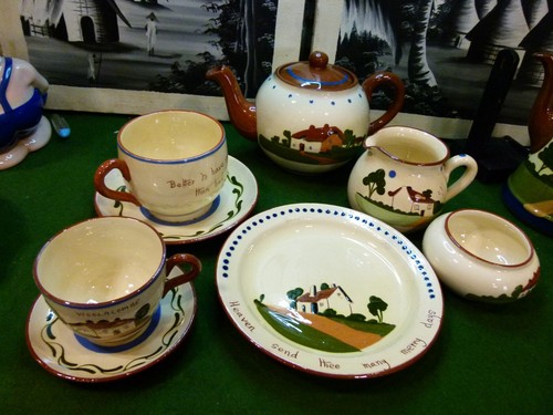 Torquay motto ware - piece, tea