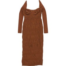 Self-Portrait Caramel Shirred