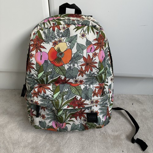 Vans backpack floral print - vans,