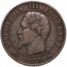 1855 france napoleon iii - w,