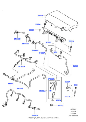 Land rover injector discovery - rover,