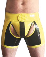 Mens Latex Chap Shorts by