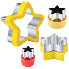Star Cookie Cutters 4 Pcs