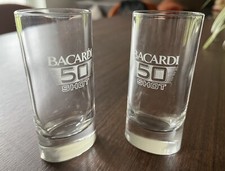 PAIR OF BACARDI 50 SHOT