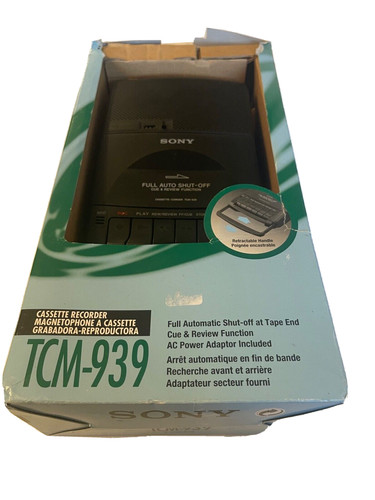 Vintage sony tcm 939 - sony, cassette