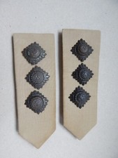 British Army Captain Rank Bronze Pips 2.2cms on Epaulettes Badges