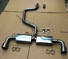 VW Golf Mk6 GTI Stainless Free Flow Exhaust System 4" Twin Tail Pipes