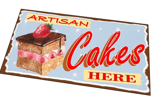 Cake shop retro sign - retro,