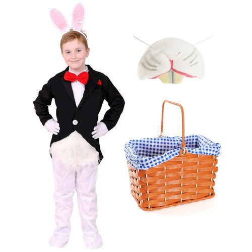 Childs white rabbit costume - white,