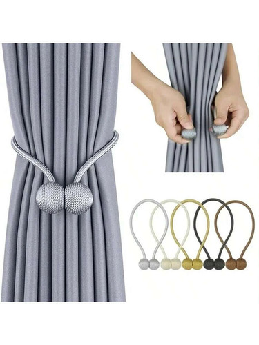 Strong magnetic curtain tie - 2x,