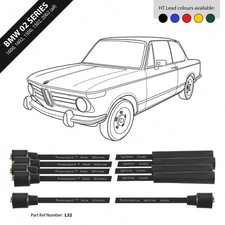 BMW 02 Series HT Leads Black