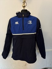 Leinster Rugby Union Training Top Canterbury Medium 1/4 Zip Windbreaker  Drill