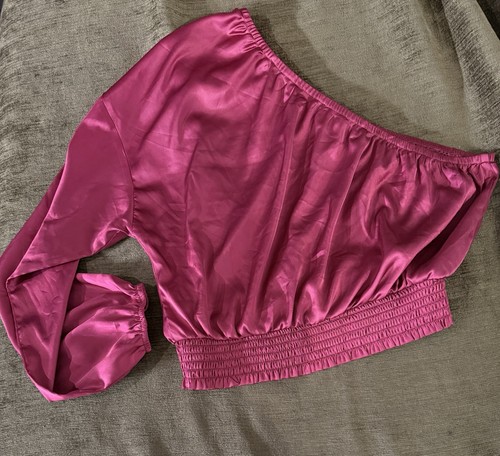Pink lily fuchsia satin one - pink,