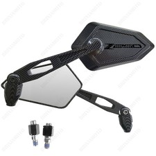 Pair Of Carbon Look Mirrors