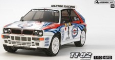 Tamiya 58570 Lancia Delta TT-02 RC Kit with THW1060 ESC