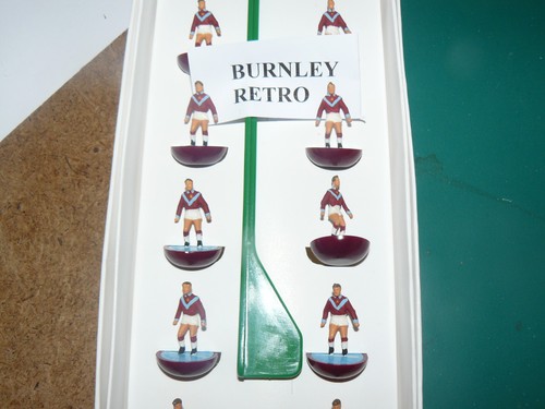 Burnley retro subbuteo - burnley,
