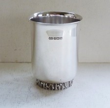 Brian Asquith: Vintage Sterling Silver Beaker, Sheffield 1979