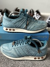 Adidas x Italia Independent LA Trainer “Snakeskin” UK10 Rare 2015 Release Petrol