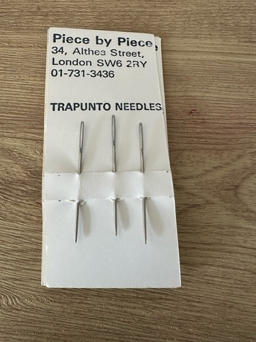 Vintage trapunto needles - vintage,