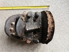 Vintage Carved Wooden African Tribal Mask  Possibly From Ivory Coast