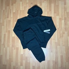 Fear Of God Essentials SS22 Black Tracksuit - Stretch Limo - Size Medium