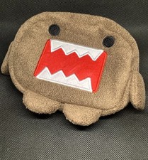 Domo Kun Wooly Coin Purse Zip Wallet Organiser Anime Japan Domo Small 15 / 16cm