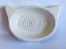 Whiskas Cat Food Bowl Dish Cat Face Ceramic Feeding Bowl.