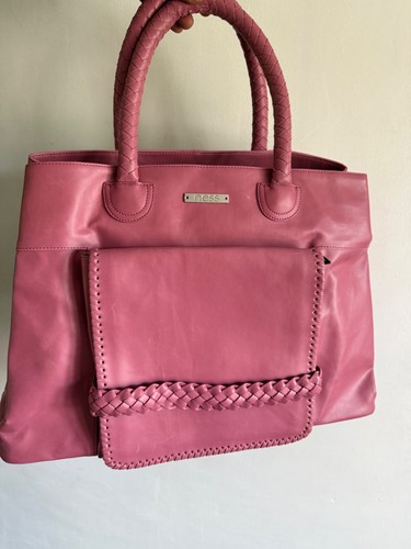 Ness pink leather shoulder - ,