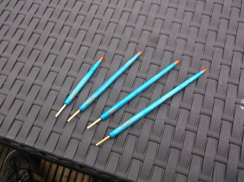 Tapered canal orange tipped - tapered,