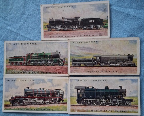 Cigarette cards will railway - cigarette,