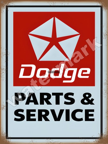 Dodge parts service metal - parts, &