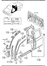 Genuine Mazda B2200 1999- Pick
