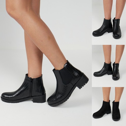 Womens ladies chelsea boots - womens,