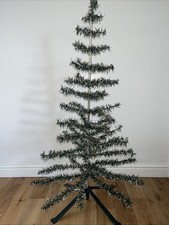 Vintage 1950s /60 Tinsel Christmas Tree retro. Classic. Large.. Decorations.